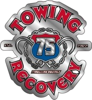 75 towing and Recovery Logo