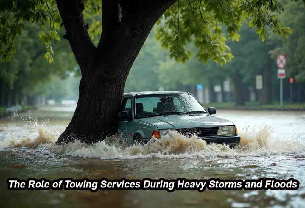 The Role of Towing Services During Heavy Storms and Floods